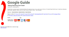 Desktop Screenshot of googleguide.com