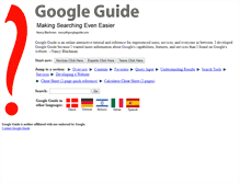 Tablet Screenshot of googleguide.com